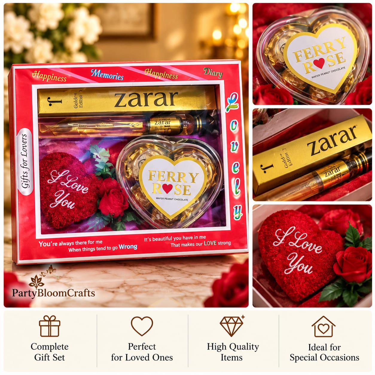 Zarar Gold Edition Romantic Lovers Gift Set